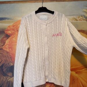 Zara Kids cream sweater age 11-12